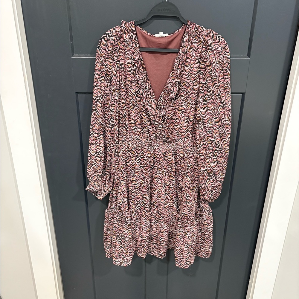 Maurices Ruffle Dress L
Long Sleeve Boho Mini Dress